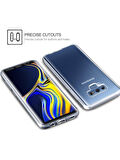 Samsung Galaxy Note 9 Uyumlu 360° Ön Arka Tam Koruyucu Şeffaf Silikon Full Body Kılıf
