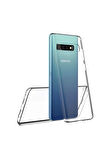 Samsung Galaxy S10 Uyumlu 360° Ön Arka Tam Koruyucu Şeffaf Silikon Full Body Kılıf