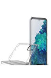 Samsung Galaxy S20 Fe SM-G780F Uyumlu 360° Ön Arka Tam Koruyucu Şeffaf Silikon Full Body Kılıf