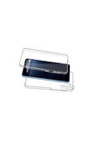 Samsung Galaxy S22+ Plus SM-S906E Uyumlu 360° Ön Arka Tam Koruyucu Şeffaf Silikon Full Body Kılıf