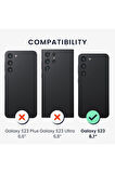 Samsung Galaxy S23 Sm-S911B Uyumlu 360° Ön Arka Tam Koruyucu Şeffaf Silikon Full Body Kılıf