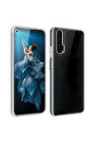 Huawei Honor 20 Uyumlu 360° Ön Arka Tam Koruyucu Şeffaf Silikon Full Body Kılıf