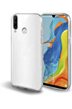 Huawei P30 Lite Uyumlu 360° Ön Arka Tam Koruyucu Şeffaf Silikon Full Body Kılıf
