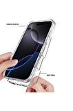 Apple iPhone 15 Plus Uyumlu 360° Ön Arka Tam Koruyucu Şeffaf Silikon Full Body Kılıf