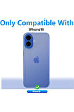 Apple iPhone 16 Uyumlu 360° Ön Arka Tam Koruyucu Şeffaf Silikon Full Body Kılıf