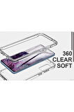 Oppo Realme A74 Uyumlu 360° Ön Arka Tam Koruyucu Şeffaf Silikon Full Body Kılıf