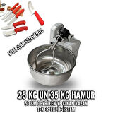 NESTELLO 25 KG UN 35 KG HAMUR KARMA ( YOĞURMA ) MAKİNESİ BIÇAK SETİ HEDİYELİ