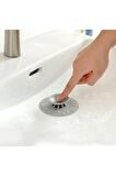 Lavabo Küvet Tıkacı Mutfak Banyo Gider Tıpası Kapağı Tıkaç Süzgeç 1 Adet