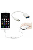 Usb 3.1 Type C To Usb 3.0 Dişi Otg Kablo 15 cm Otg Kablo Dönüştürücü Çevirici Adaptör
