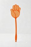 5 Adet Sineklik, Sinek Raketi, Sinek Şaplağı Renkli El Şeklinde Saplı Sinek Öldürme Raketi