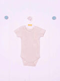 Kidaxi Kısa  Kollu Çıtçıtlı Bebek Body