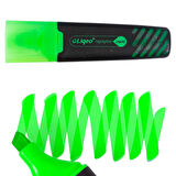 Liqeo Liquid Flat Fosforlu Kalem (H-3128) 12 Adet Yeşil