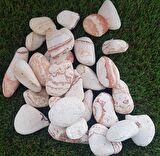 Sarı Çizgili Dolomit Taş 20 Kg 2-4 Cm Renkli Dolomit Dekoratif Taş