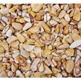 Sarı Çizgili Dolomit Taş 15 Kg 1-2 Cm Bahçe Dere Taşı Çakıl Taşı