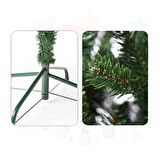 Çam Ağacı-Metal Ayak 180 cm, Yoğun 600 Dal (Yeşil)