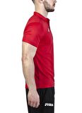 Joma Polo Yaka Düz Kırmızı Erkek T-Shirt 100437.600-POLO SHIRT HOBBY RED S/S