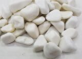 Dolomit Taş 3 Kg 4-6 Cm Beyaz Dere Taşı Çakıl Taşı Bahçe Süs Taş