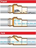 PVC Pissu Atıksu Çekvalfi 100 mm Kilitli