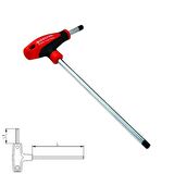 İzeltaş 4920 T Tipi Allen Anahtar 5 mm