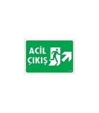 Acil Çıkış Uyarı Levhası 17,5x25 KOD: 946