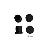 Yuvarlak Boru Profil İç Tapa 28 mm 4 Adet
