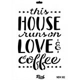 Rich New Seri N-362 Stencil 35x25 cm