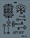Rich New Seri N-110 Stencil 35x25 cm