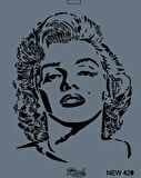 Rich New Seri N-420 Stencil 35x25 cm
