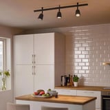 IKEA HEKTAR spot lamba , koyu gri, 3 spotlu 