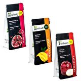 PRAFENDY NAR - MANGO - ELMA ÇAYI, GERÇEK MEYVE TANELİ 3 x 250 Gr