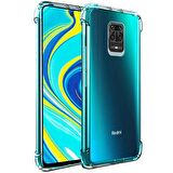 Gpack Xiaomi Redmi Note 9 Pro Kılıf AntiShock Sert KapakNano Glass