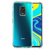 Gpack Xiaomi Redmi Note 9 Pro Kılıf AntiShock Sert KapakNano Glass
