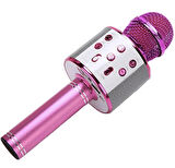 WS-858 KARAOKE MİKROFON (PEMBE)