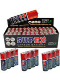 Supex R03 1.5 Volt Aaa Çi̇nko Karbon İnce Kalem Pi̇l (60'li Paket Kumanda Pi̇li̇)