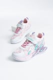 Wins Kız Çocuk Pembe Lila Renk Geçişli Cırtlı Kalın Taban Trend Günlük Spor Ayakkabı Sneaker