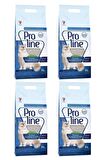 ProLine Topak İnce Parfümsüz Bentonit Kedi Kumu 5lt 4 Adet