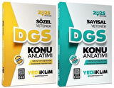 Yediiklim 2025 DGS Prestij Sözel + Sayısal Yetenek Konu 2 li Set Yediiklim Yayınları