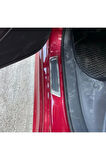 Mercedes A Class W176 Krom+karbon Kapı Eşik Koruması 4 Parça 2012-2015 Arası