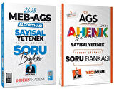 Yediiklim + İndeks 2025 MEB-AGS Sayısal Yetenek Soru Bankası 2 li Set Yediiklim + İndeks Akademi