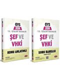 Data 2024 GYS İçişleri Bakanlığı Şef ve VHKİ Konu + Soru Bankası 2 li Set Data Yayınları