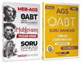 Yediiklim + İndeks 2025 ÖABT MEB-AGS Türkçe + Muhtevam Yazar Eser Soru Bankası 2 li Set