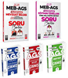 İndeks + Dizgi 2025 MEB-AGS Eğitimin Temelleri + Mevzuat + Anayasa Soru + Çıkmış Sorular 5 li Set