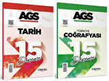 Marka MEB-AGS Tarih + Türkiye Coğrafyası 30 Deneme 2 li Set Marka Yayınları