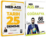 HocaWebde + İndeks 2025 MEB-AGS Türkiye Coğrafyası + Tarih 66+25 Deneme 2 li Set - Engin Eraydın, Aydın Yüce HocaWebde Yayınları