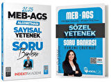 Hoca Kafası + İndeks 2025 MEB-AGS Sözel + Sayısal Yetenek Soru Bankası 2li Set Hoca Kafası + İndeks
