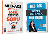 Hoca Kafası + İndeks 2025 MEB-AGS Sözel Yetenek Soru Bankası 2 li Set Hoca Kafası + İndeks Akademi