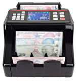 Sigma SC7520B Karışık Para Sayma Makinesi - Tl - Euro - Usd - Türkçe Sesli Uyarı + Müşteri Ekranı