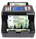 Sigma SC7520B Karışık Para Sayma Makinesi - Tl - Euro - Usd - Türkçe Sesli Uyarı + Müşteri Ekranı