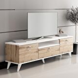 MOBİLYA GEZEGENİ FLOT TV ÜNİTESİ 150 CM Beyaz-ÇIRAĞAN