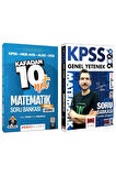 Yargı + İndeks 2026 KPSS Matematik Kafadan 10 Net Soru Bankası 2 li Set - İlyas Güneş Yargı + İndeks